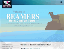 Tablet Screenshot of hellscanyontours.com